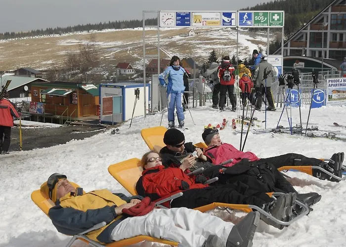 מלון Horsky Arnica Loučná pod Klínovcem